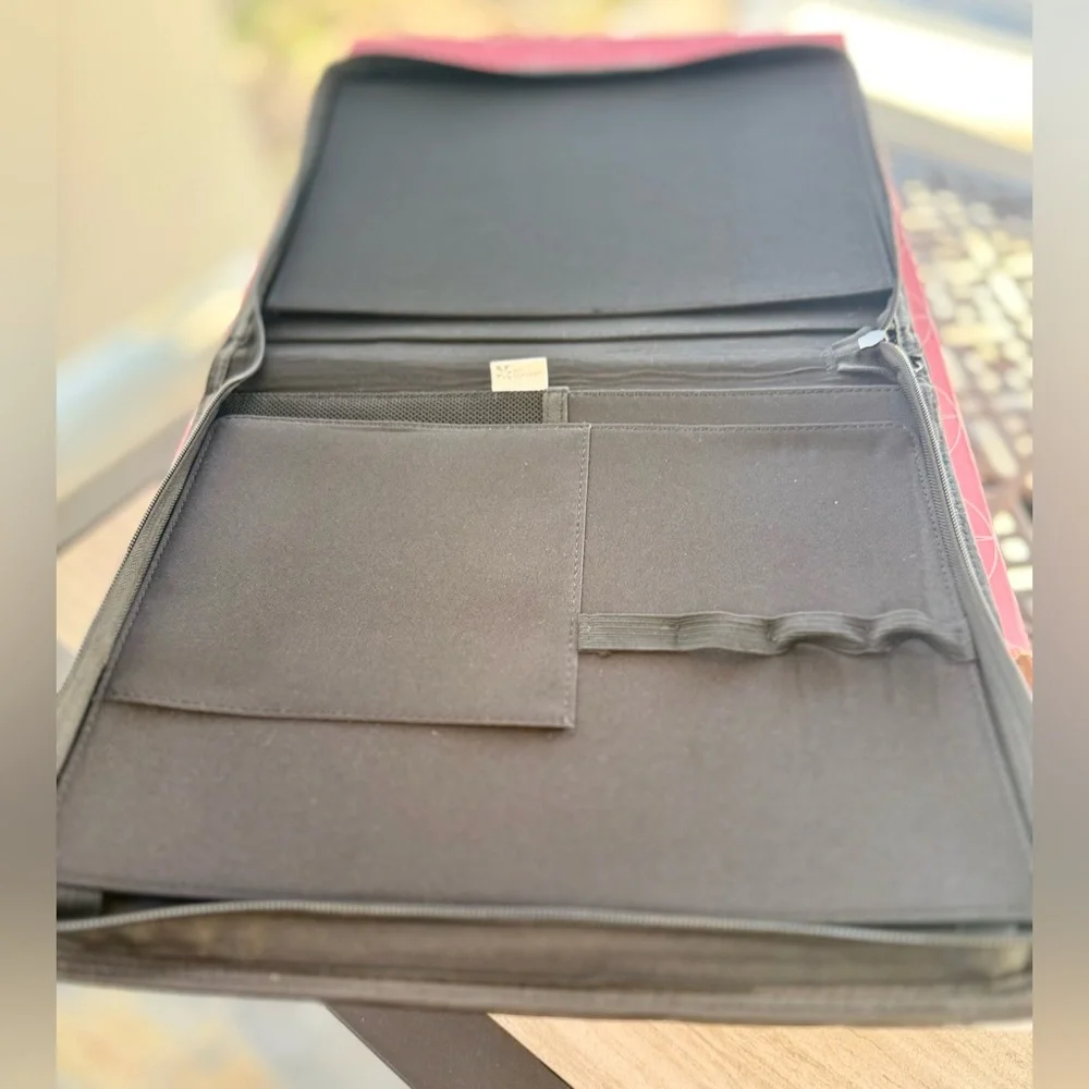 Erin Condren Leopard Large Stand Up Tablet Lrg Folio Planner Tech Organizer NWOT